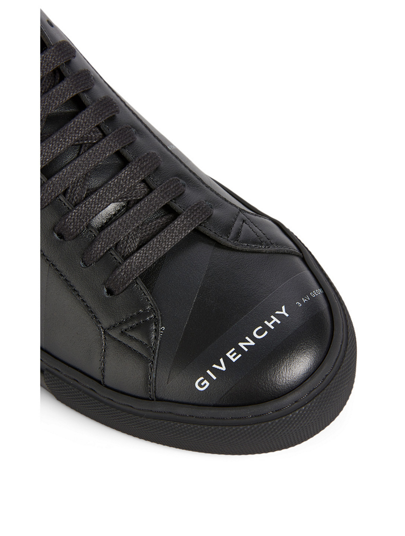 GIVENCHY Urban Street Leather Sneaker With Logo Tape | Holt Renfrew Canada