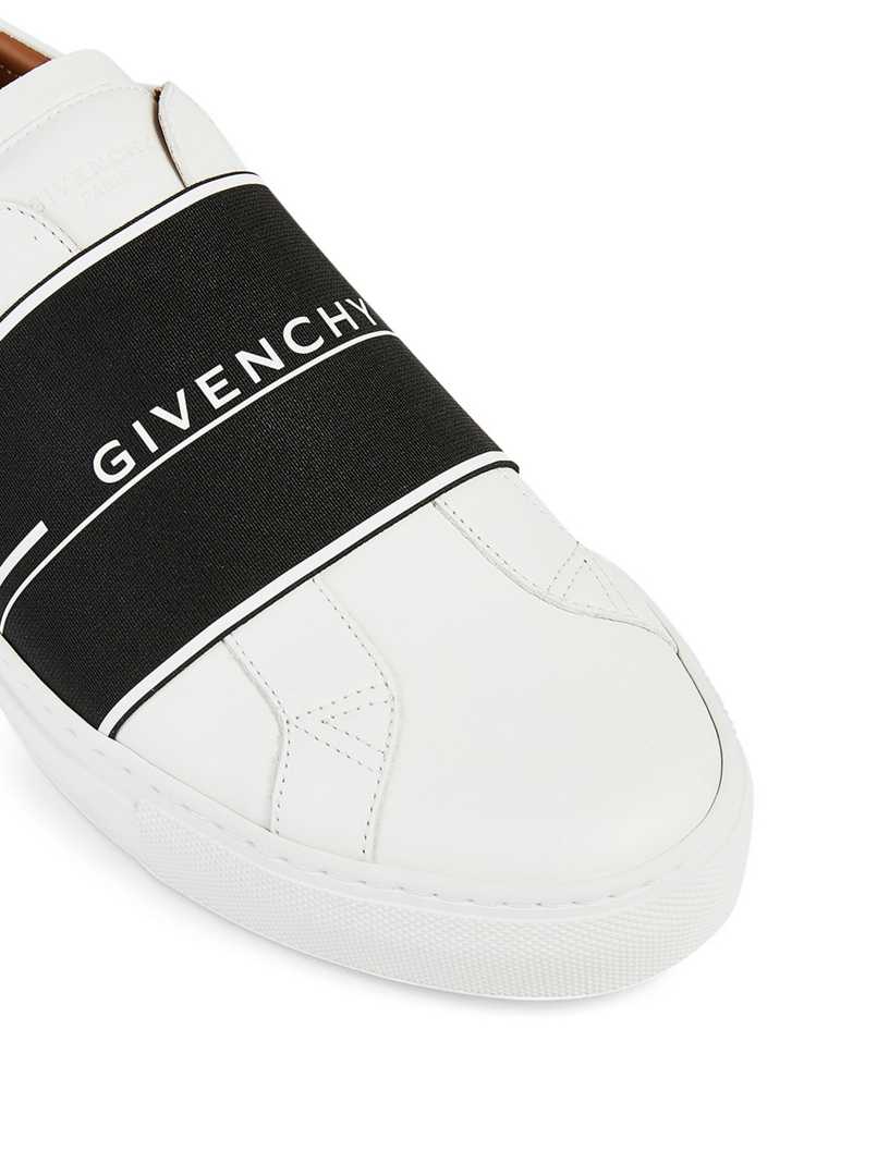 GIVENCHY Urban Street Leather Slip-On Sneaker With Logo Strap | Holt ...