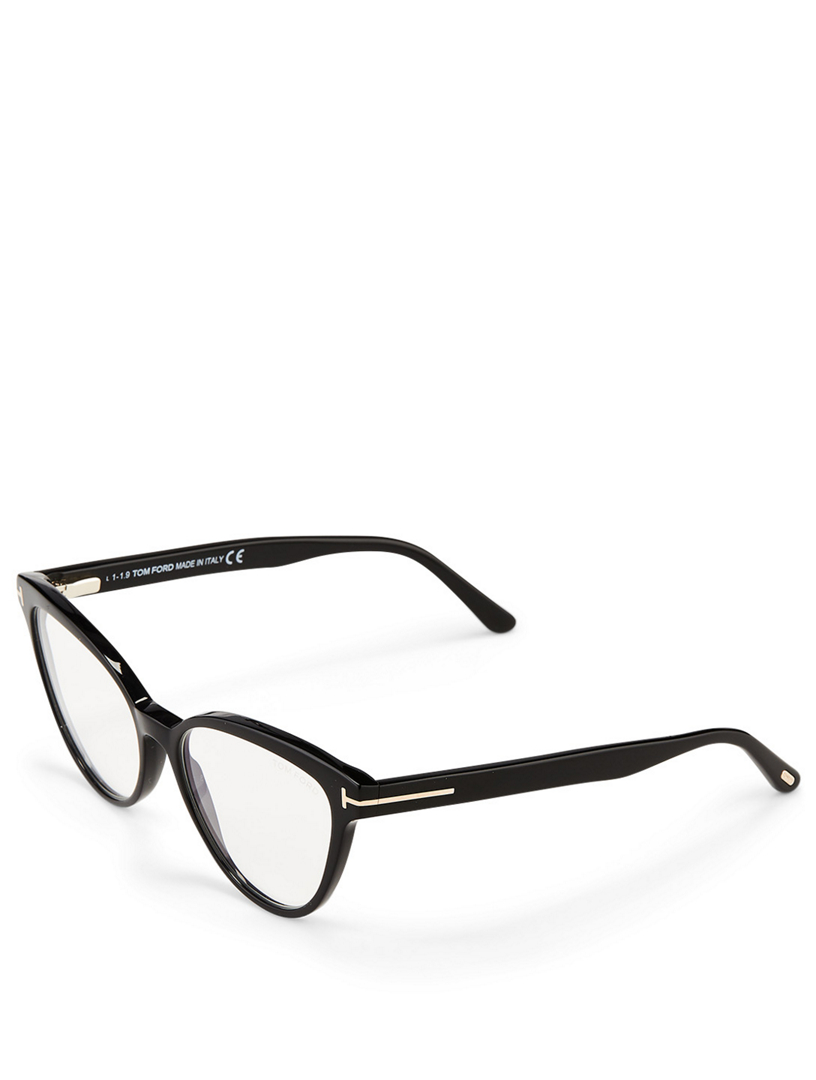 Tom Ford Acetate Cat Eye Optical Glasses With Blue Block Lenses Holt Renfrew Canada