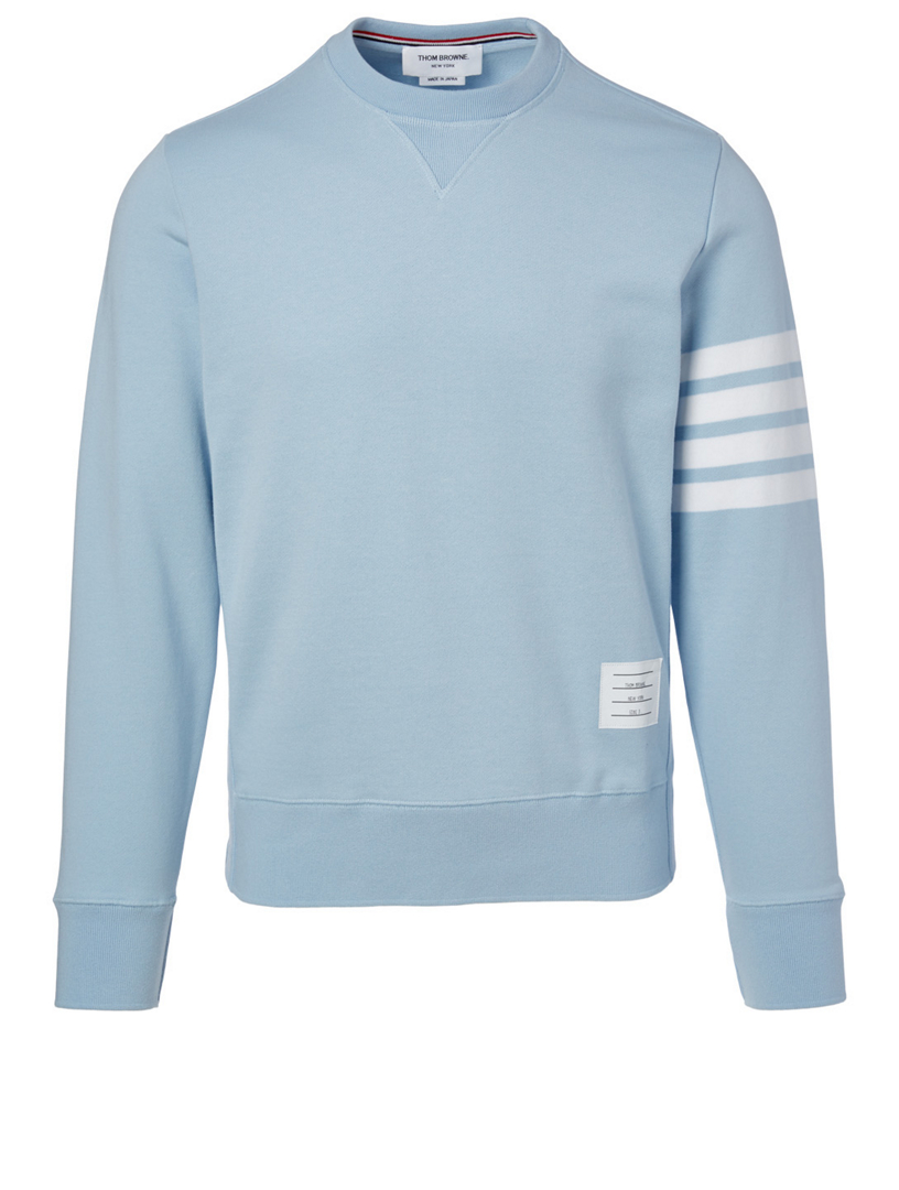 thom browne blue sweatshirt