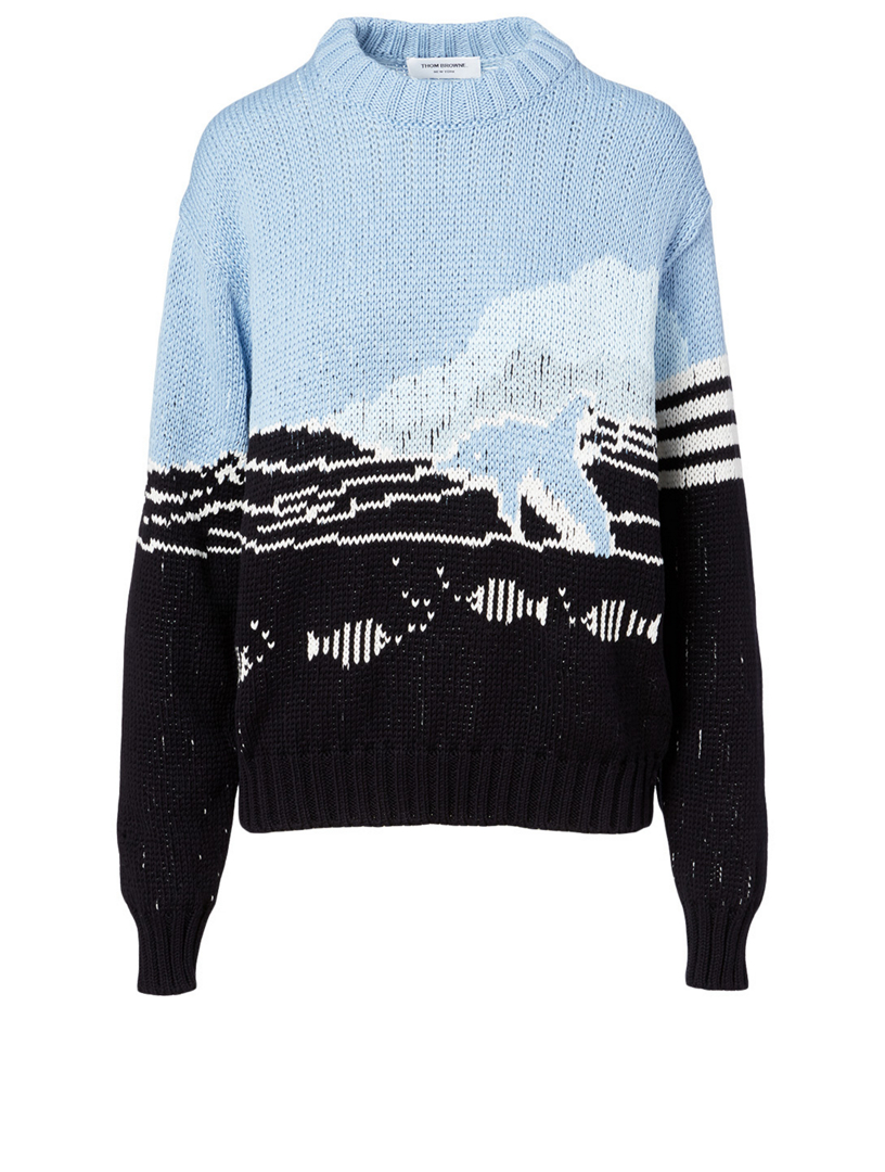 thom browne dolphin cardigan