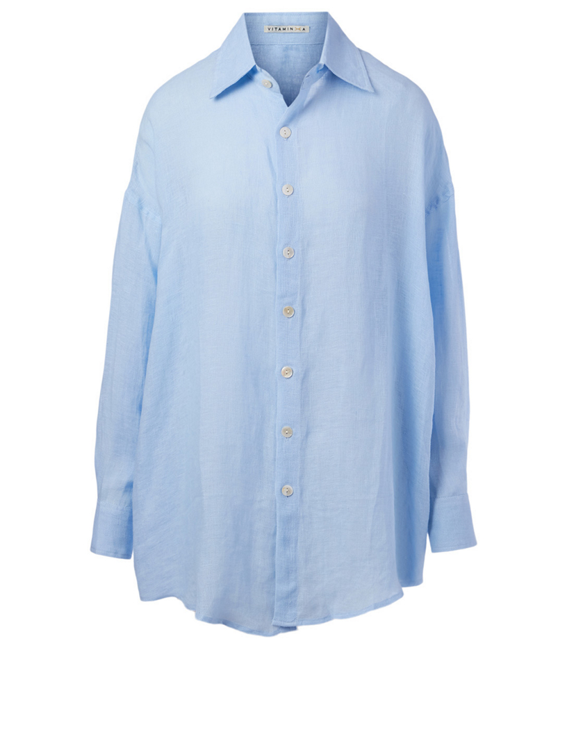 vitamin a linen shirt