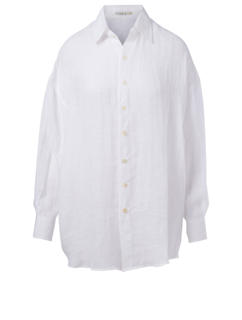 vitamin a linen shirt