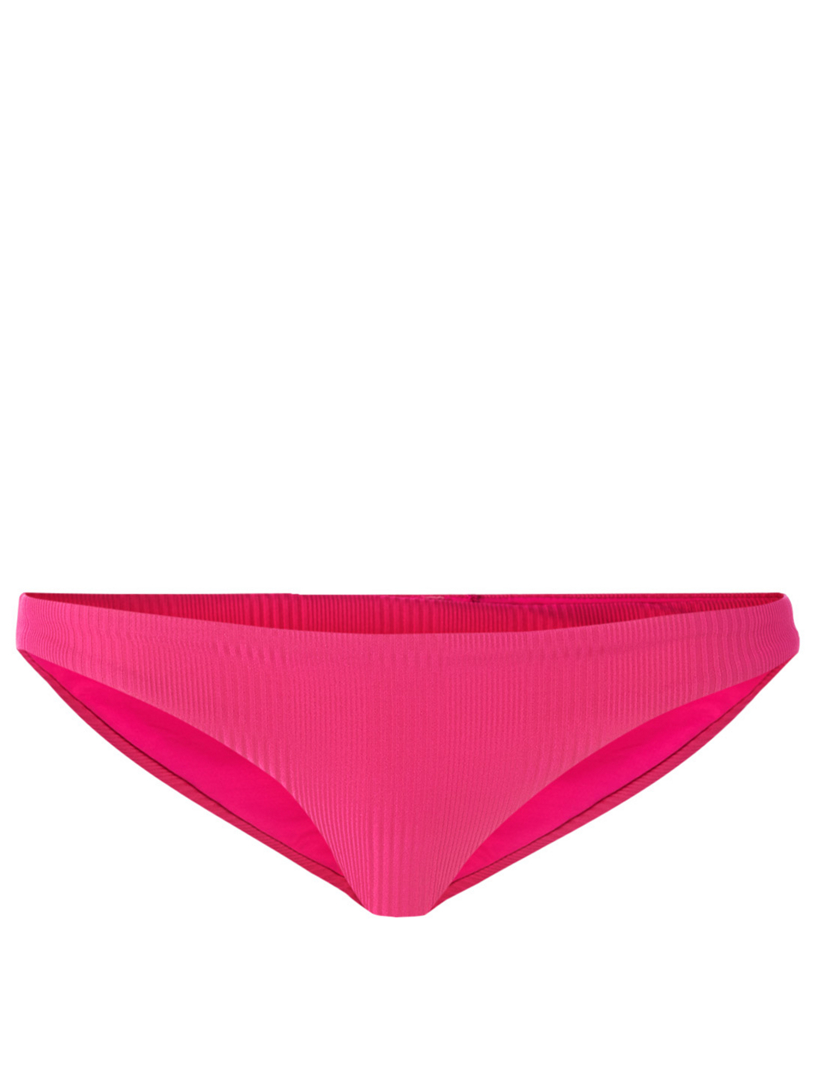 VITAMIN A Luciana Ribbed Bikini Bottom | Holt Renfrew Canada