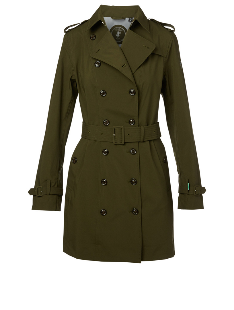 SAVE THE DUCK Recycled Double-Breasted Trench Coat | Holt Renfrew Canada