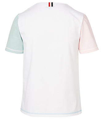 THOM BROWNE Funmix Short-Sleeve Polo Shirt Women's Multi