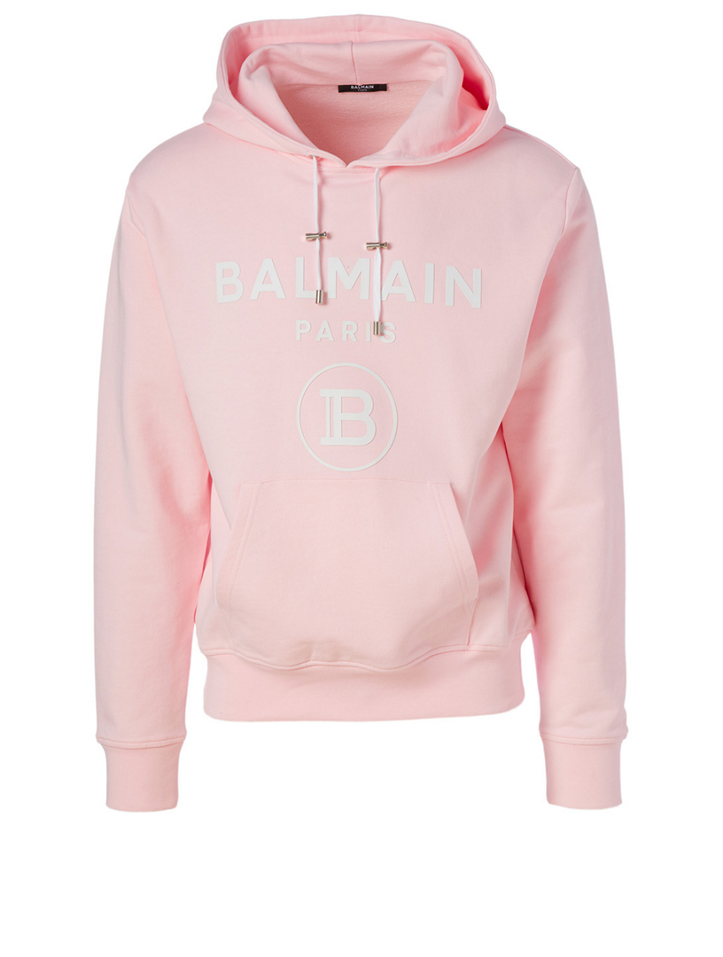 BALMAIN Cotton Logo Hoodie | Holt Renfrew Canada