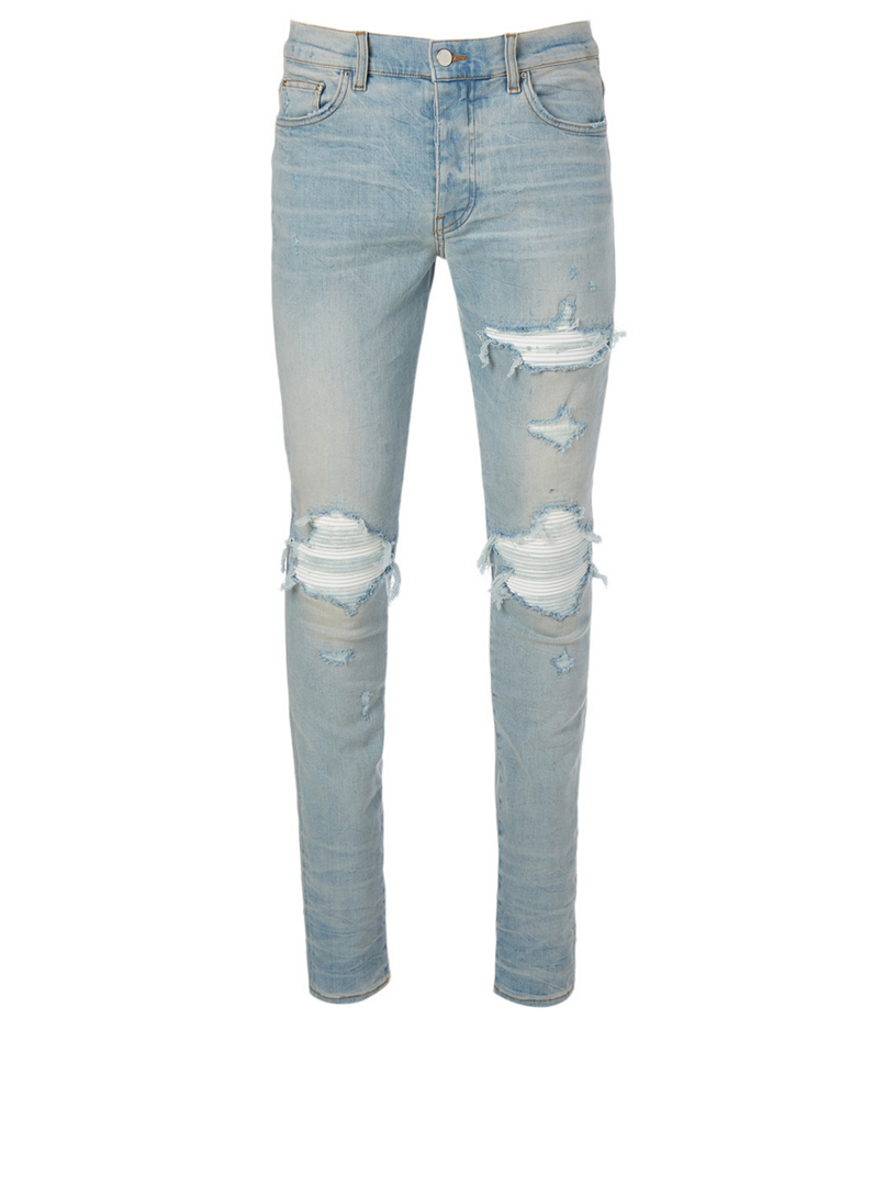 AMIRI MX1 Distressed Skinny Jeans | Holt Renfrew Canada