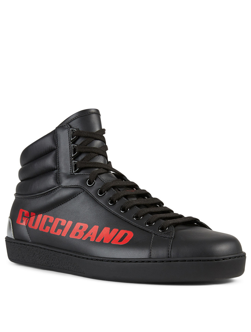 gucci ace high top black