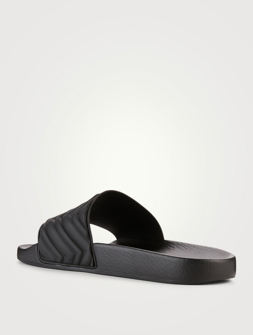 rubber slip on sandals