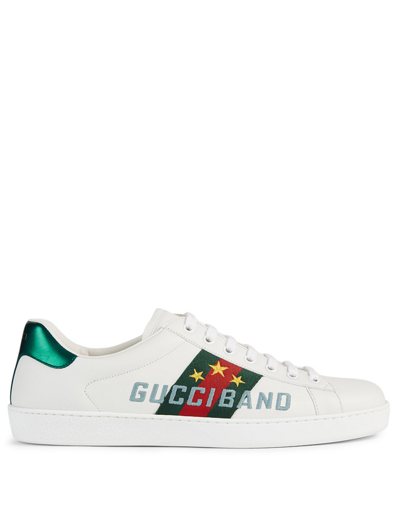 gucci ace leather