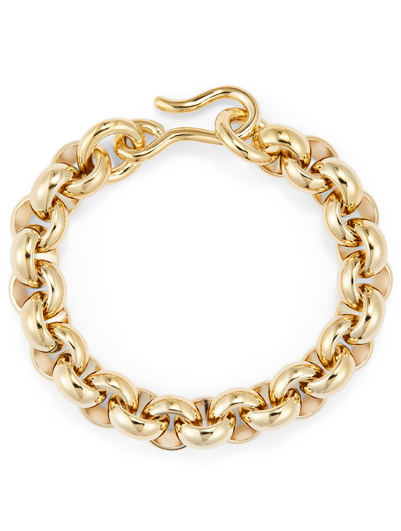 LAURA LOMBARDI Piera 14K Gold Plated Bracelet | Holt Renfrew Canada