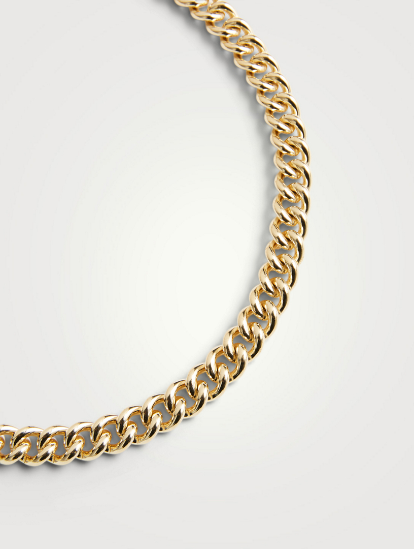 LAURA LOMBARDI 14K Gold Plated Presa Chain Necklace | Holt Renfrew Canada