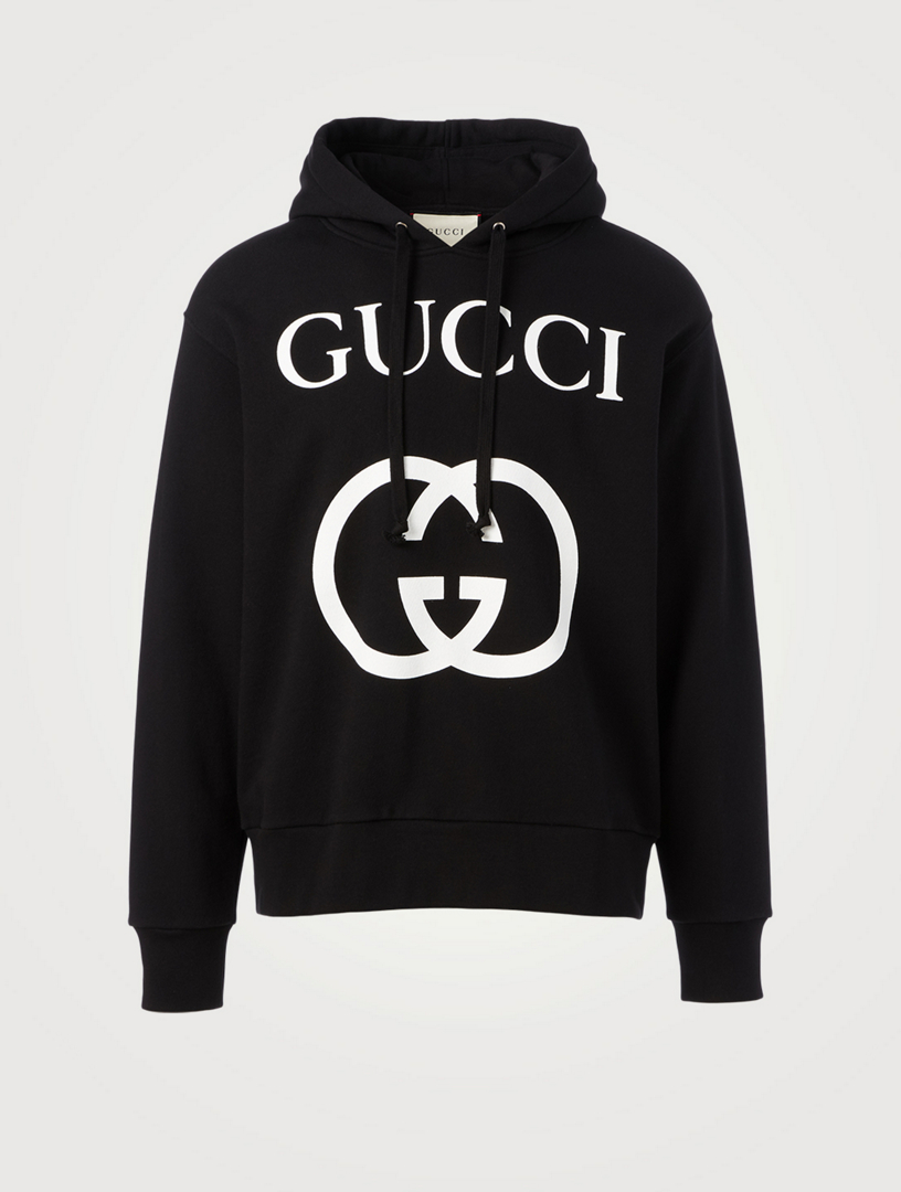 black and white gucci hoodie