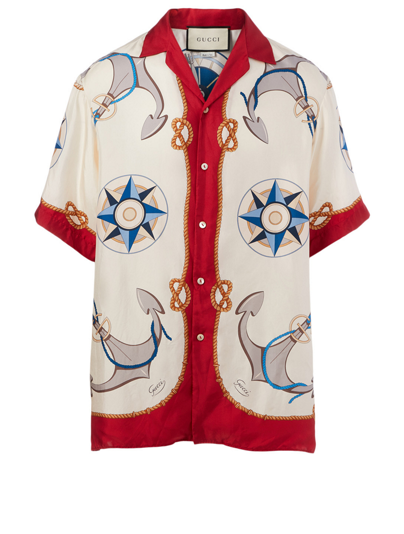 red and white gucci shirt