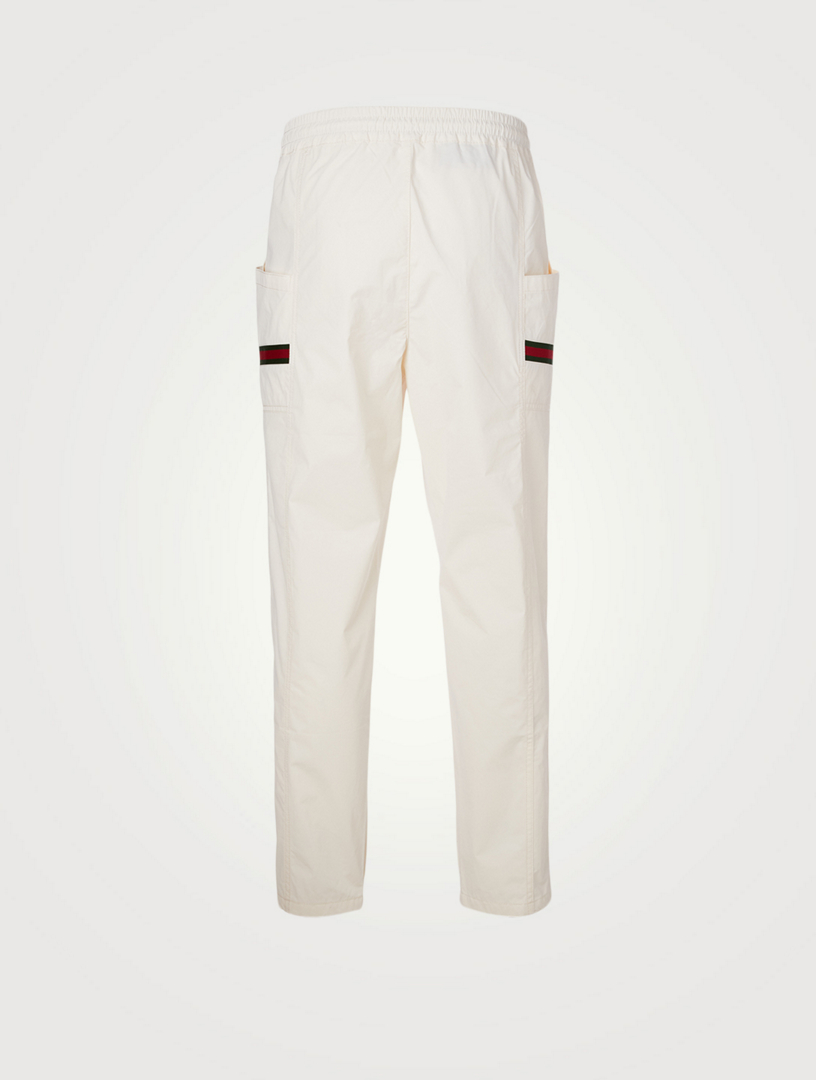 gucci white sweatpants