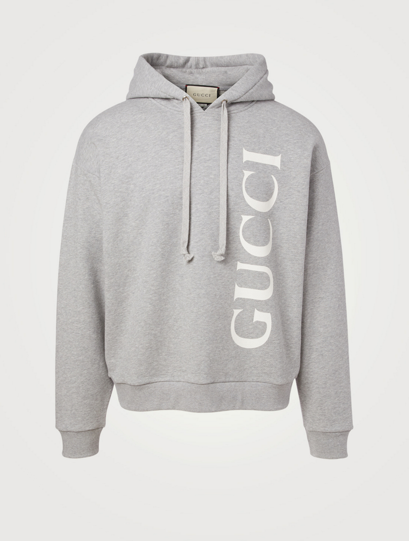 gucci technical hoodie grey