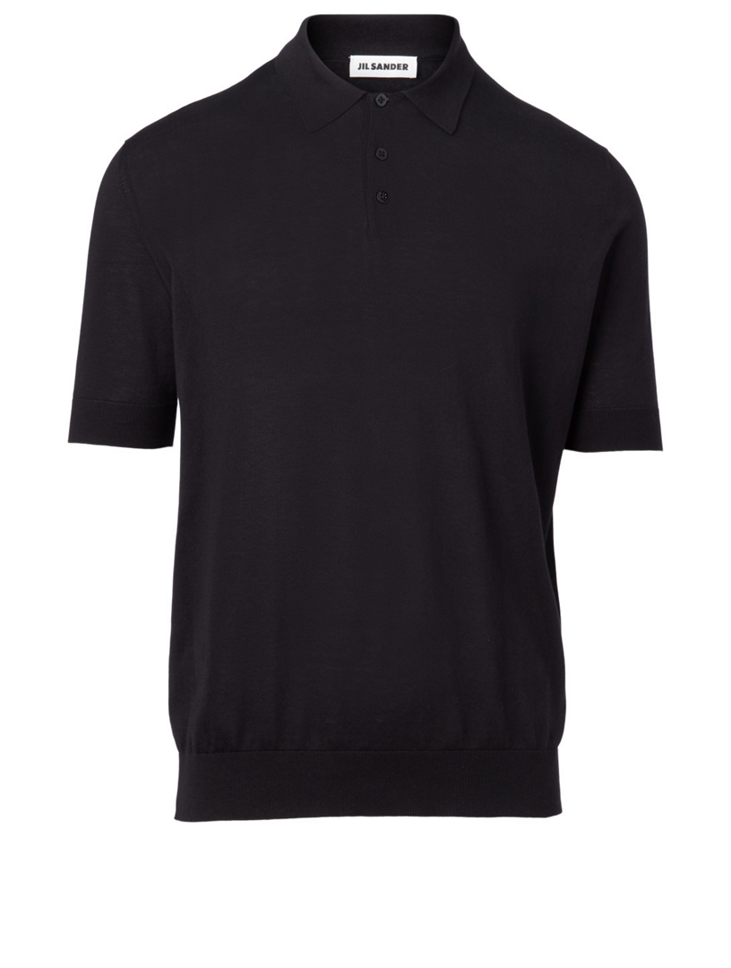 JIL SANDER Cotton And Cashmere Polo Shirt | Holt Renfrew Canada