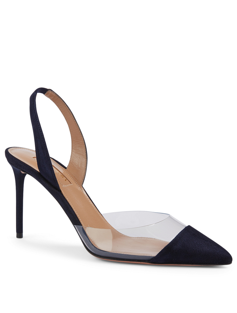 aquazzura pvc heels