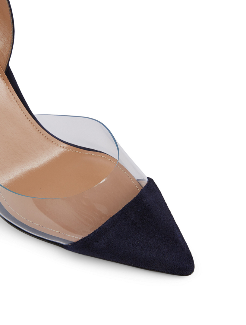 aquazzura pvc slingback heels