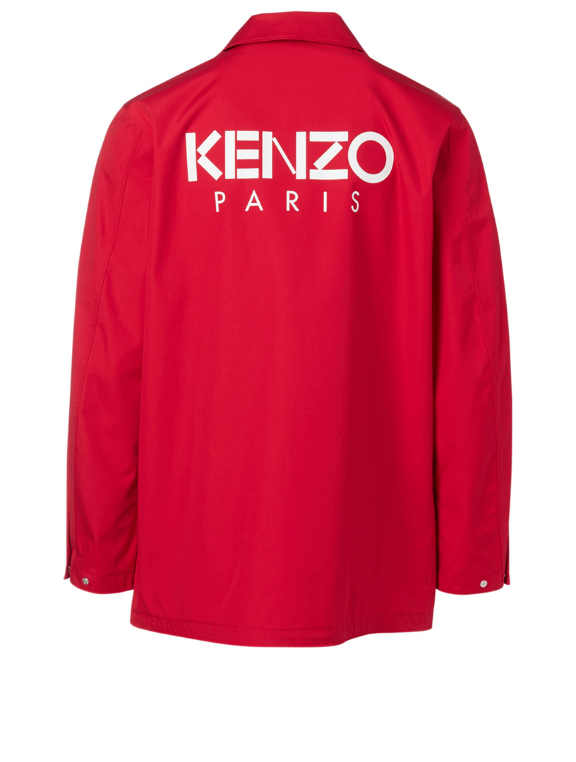 kenzo red coat