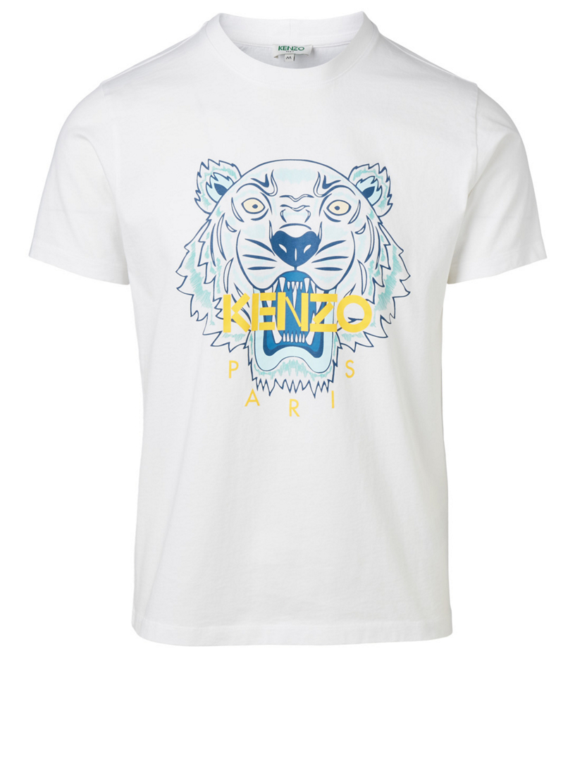 men's kenzo white tiger t shirt