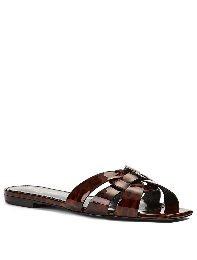 Tribute slide sandal online saint laurent