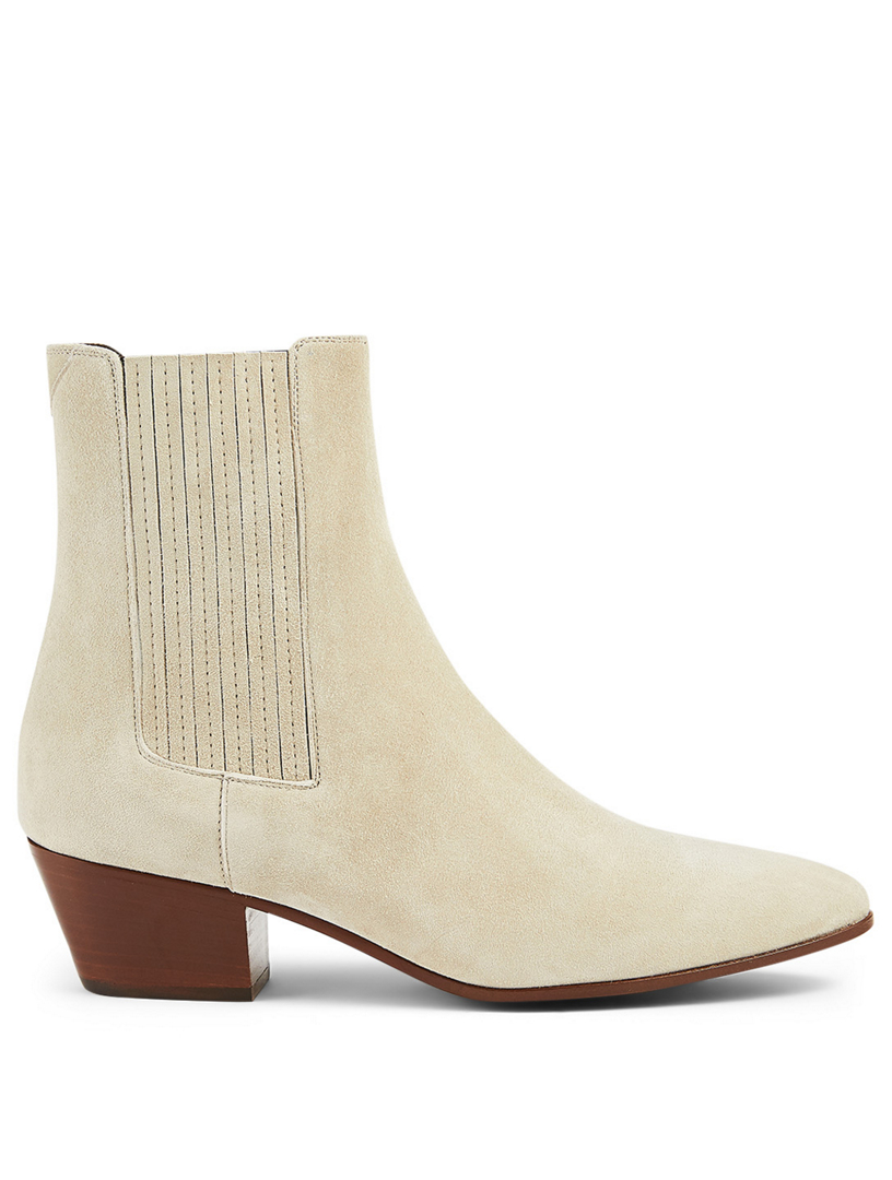 saint laurent west chelsea leather booties