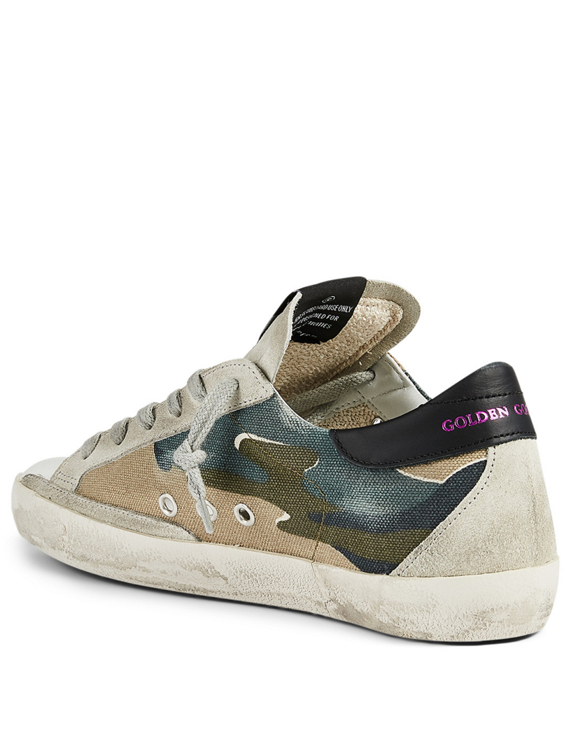 golden goose women's camouflage sneakers
