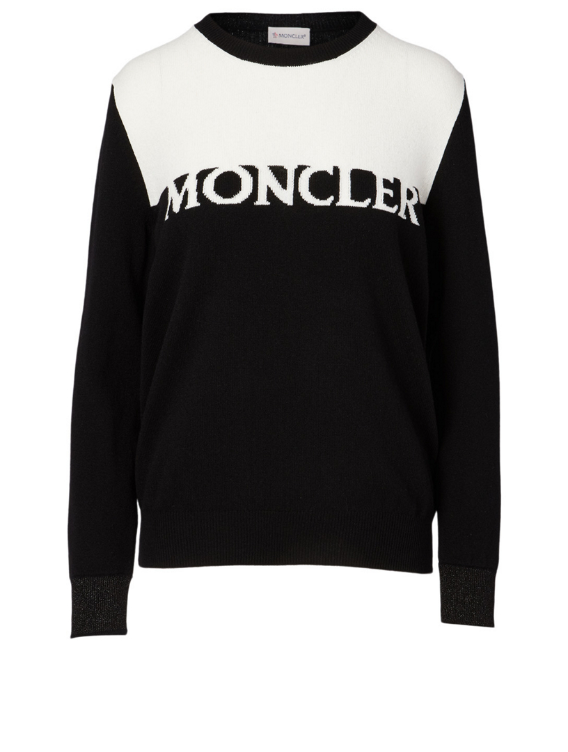 MONCLER Wool And Cashmere Logo Sweater | Holt Renfrew Canada