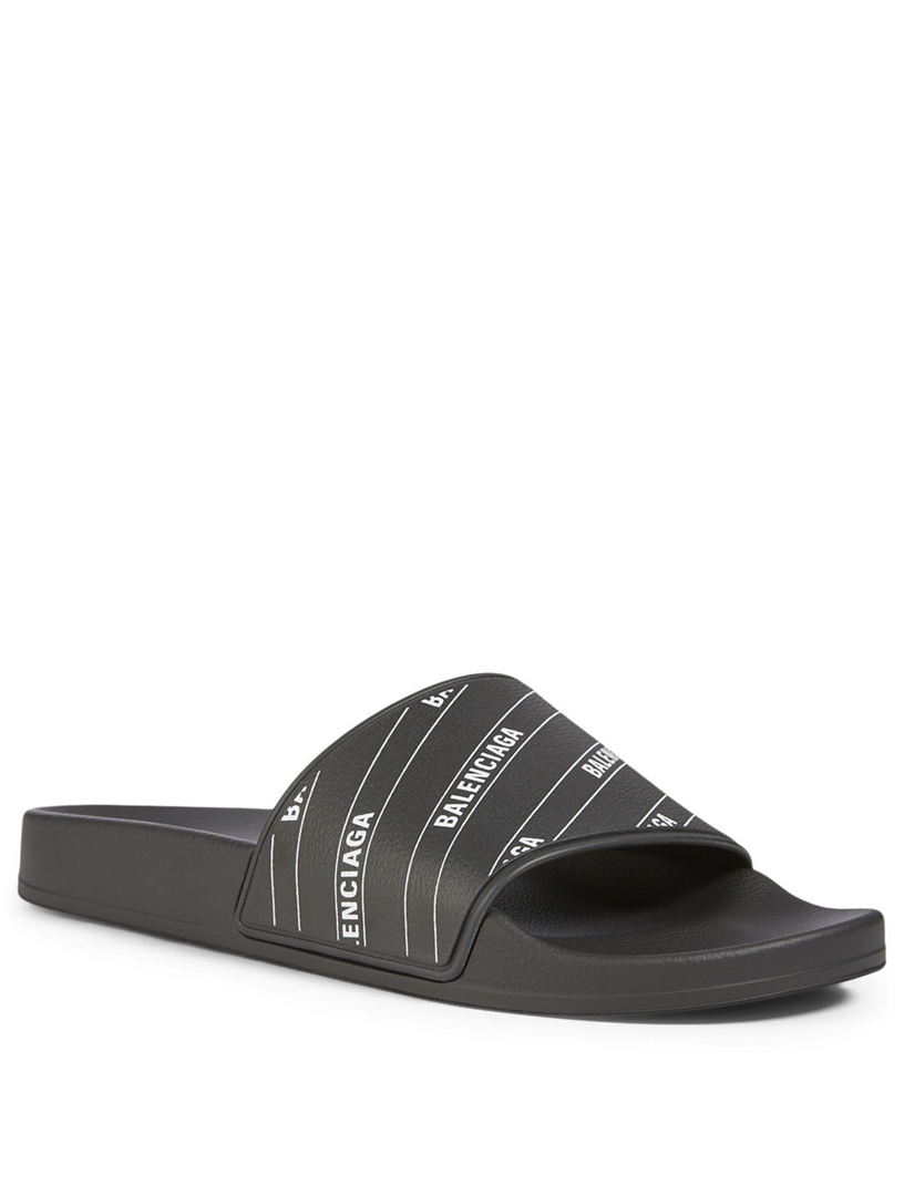 balenciaga pool slides women's