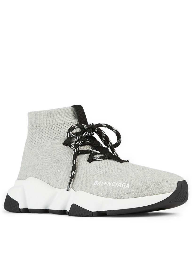 balenciaga grey lace up