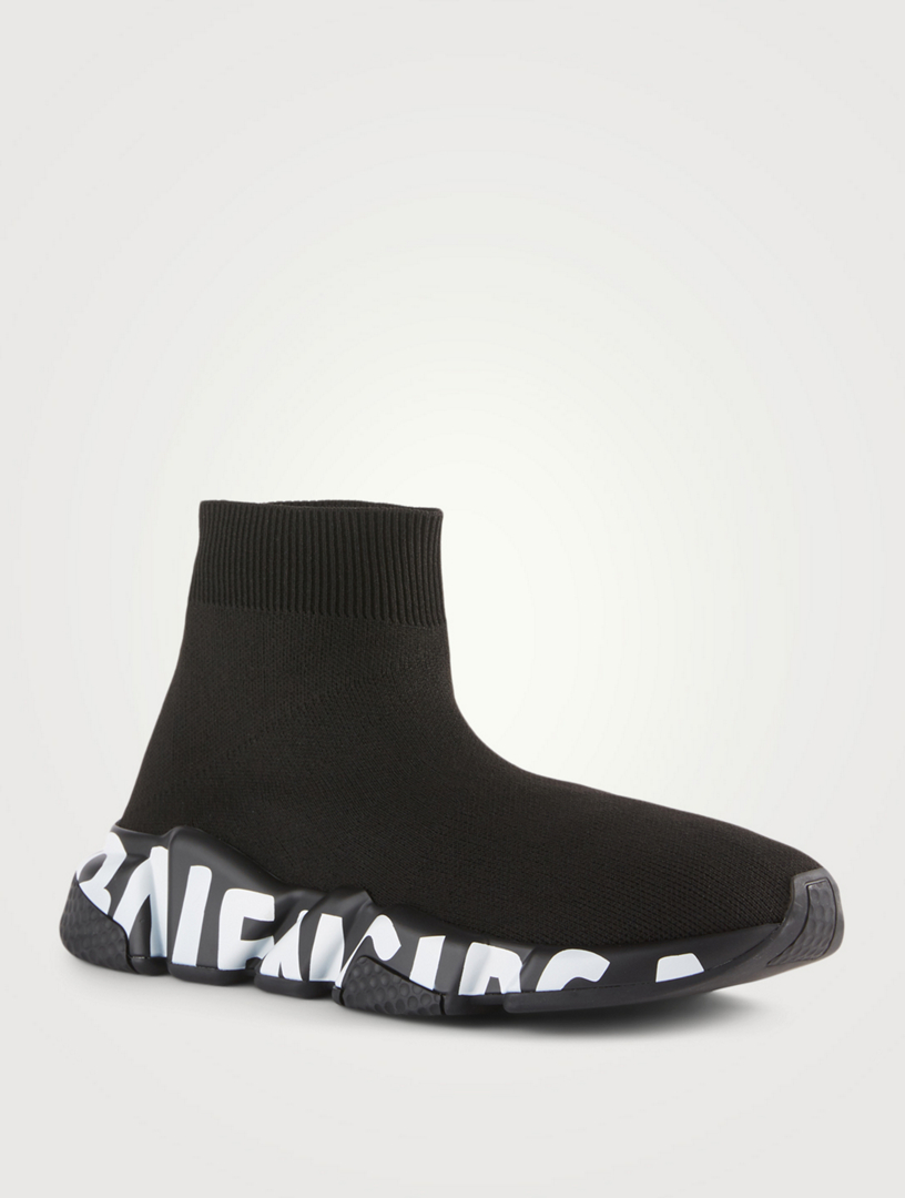 balenciaga logo sock sneakers