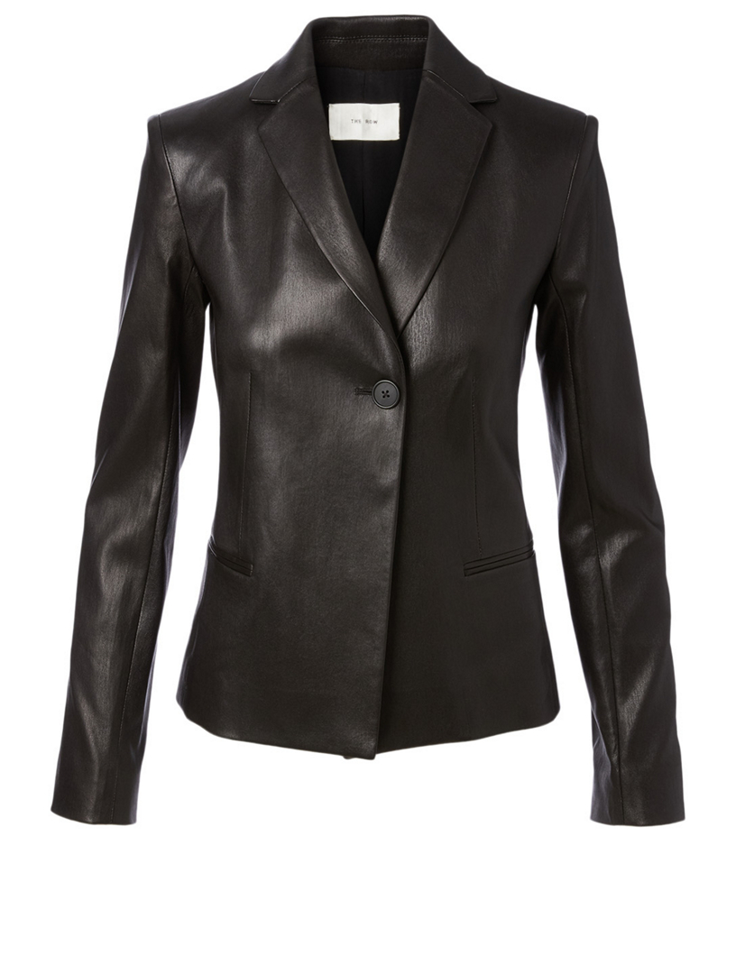 THE ROW Emi Leather Jacket | Holt Renfrew Canada