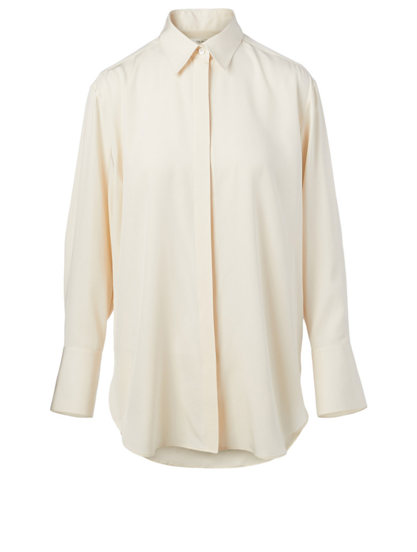 THE ROW Cody Silk Shirt | Holt Renfrew Canada