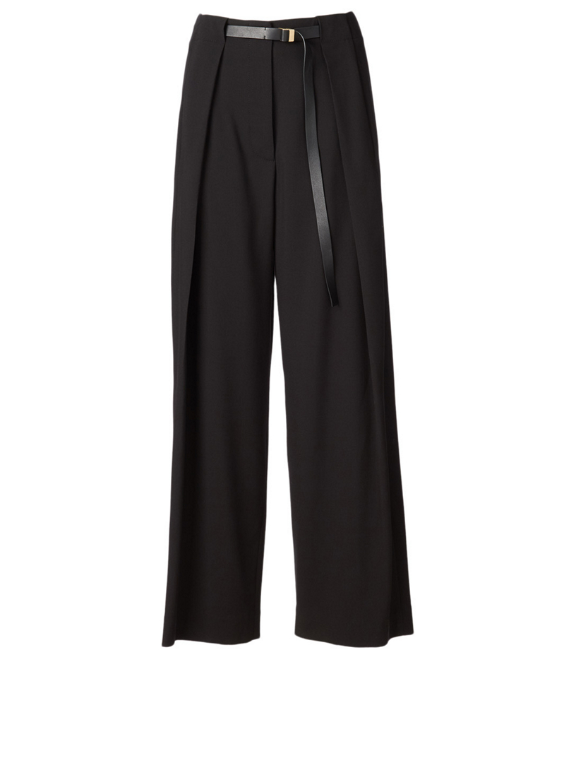 THE ROW Brona Wool Pants | Holt Renfrew Canada