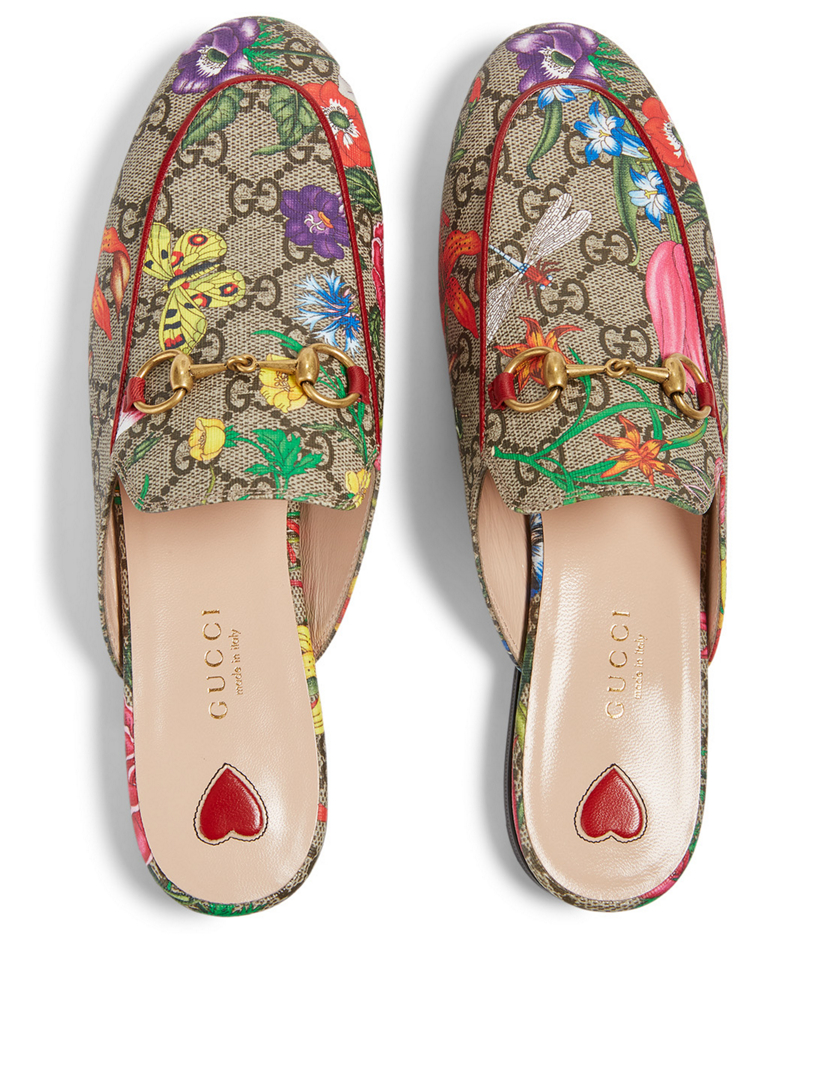 gucci flower slippers