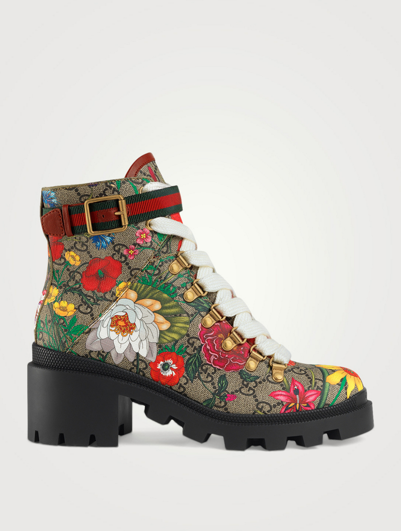 gucci women's combat boots