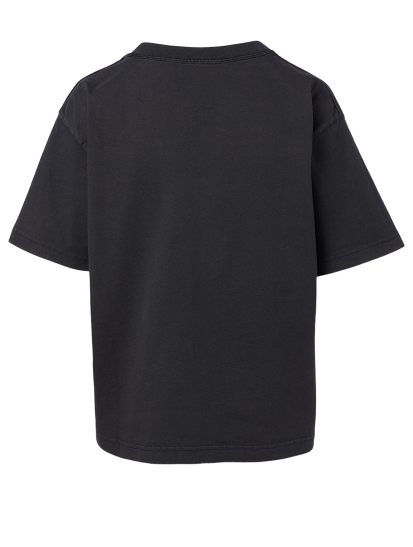Acne Studios Cotton T Shirt With Reverse Logo Holt Renfrew