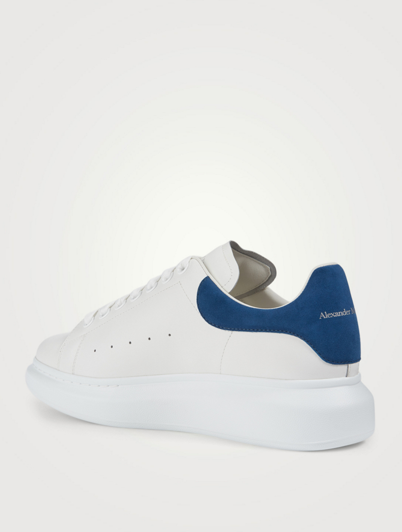 alexander mcqueen oversized leather platform sneakers
