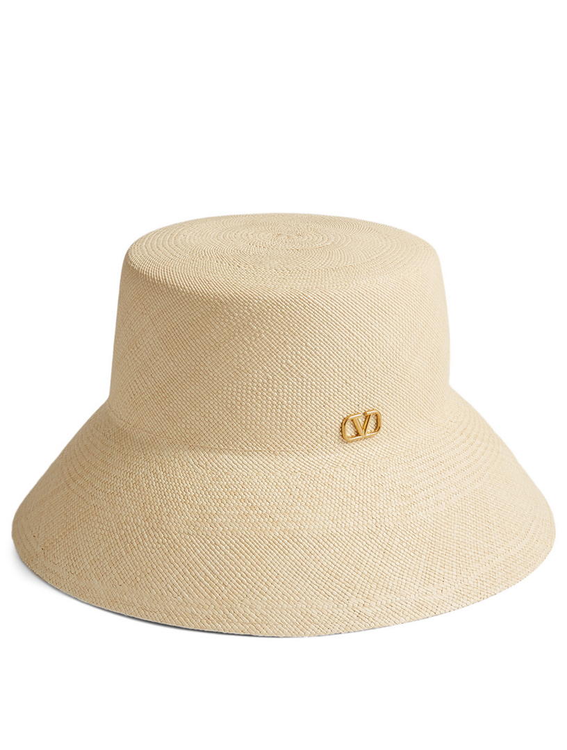 womens straw bucket hat