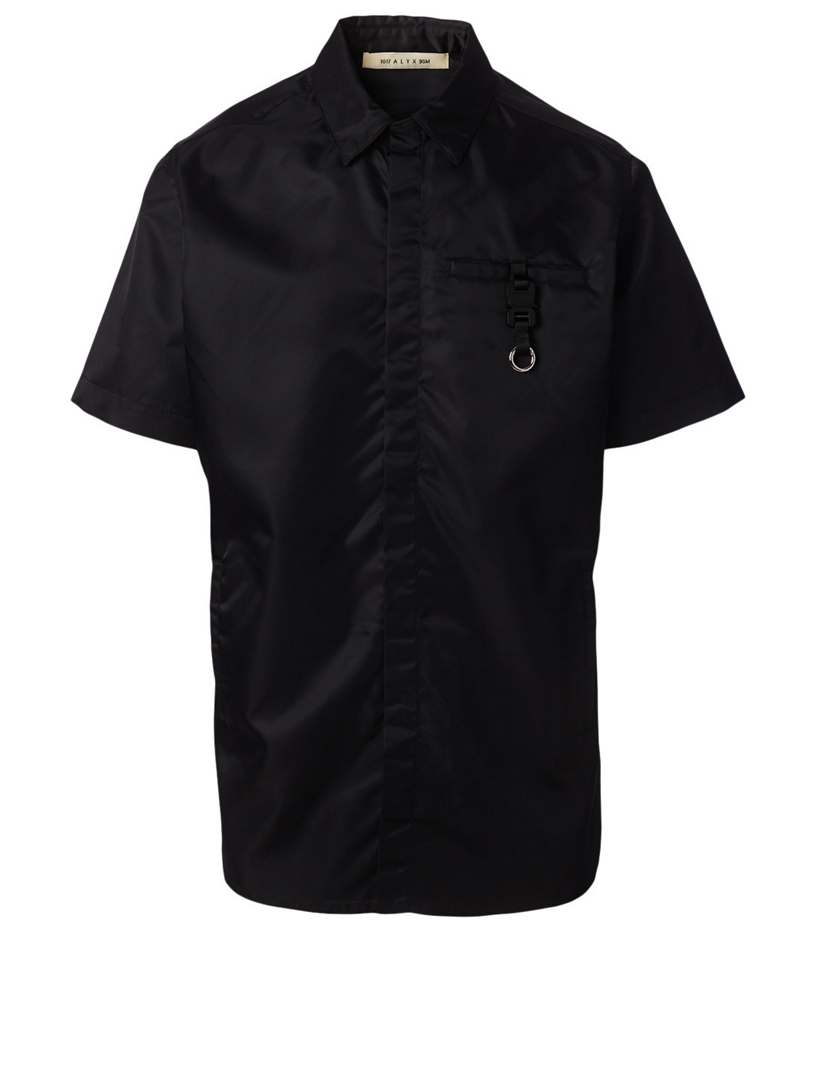 mens nylon short sleeve shirts