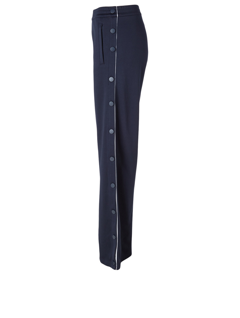 tory burch tear away track pants