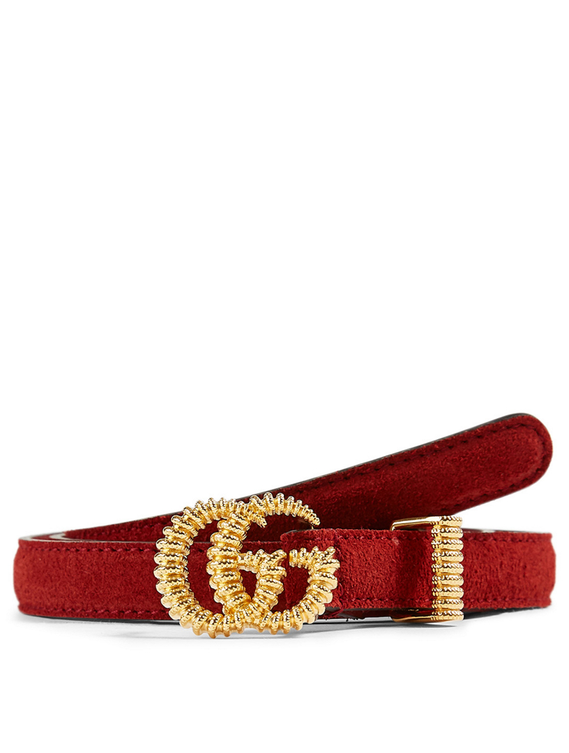 red gucci belt double g