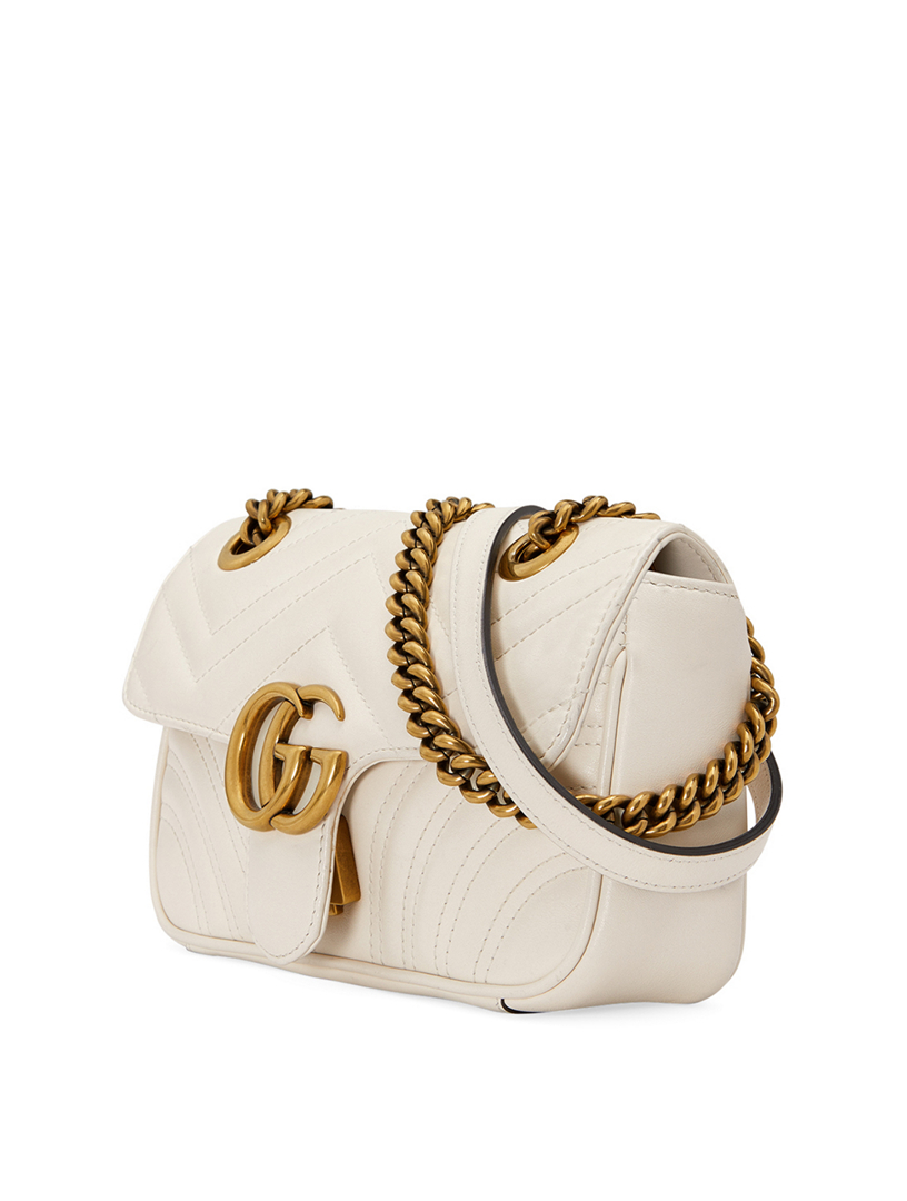 GUCCI Mini GG Marmont Leather Chain Shoulder Bag | Holt Renfrew