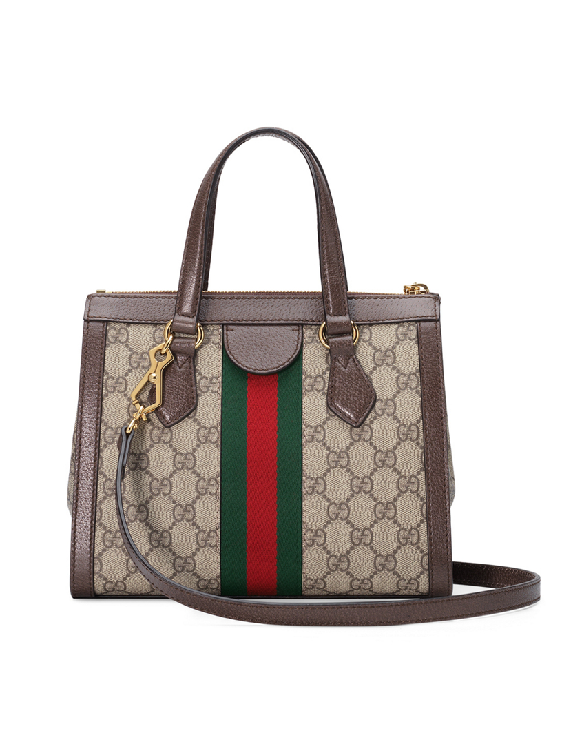 GUCCI Small Ophidia GG Supreme Top Handle Tote Bag | Holt Renfrew