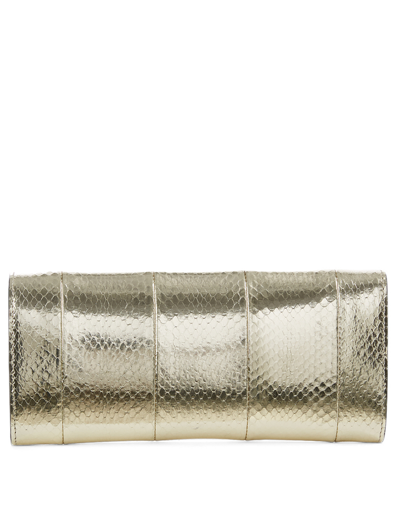 gucci snakeskin clutch