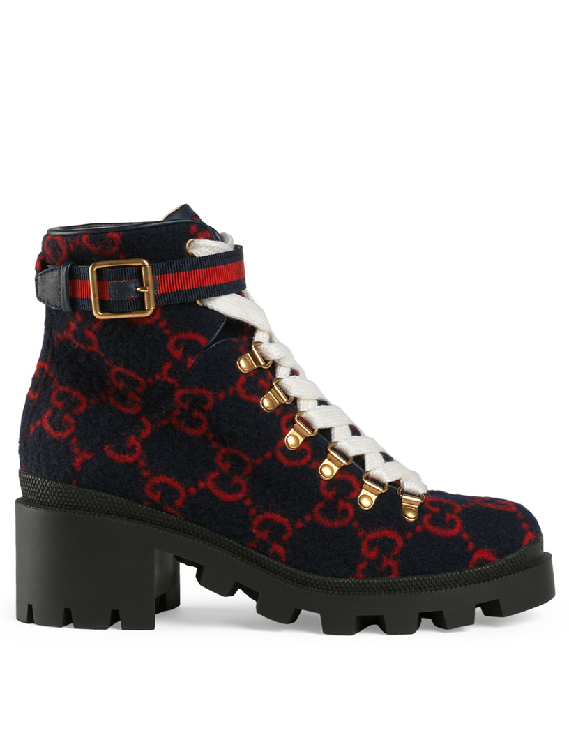 gucci lace boots