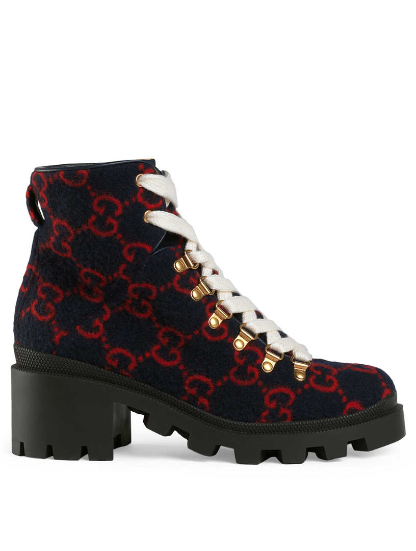 gucci boots lace up