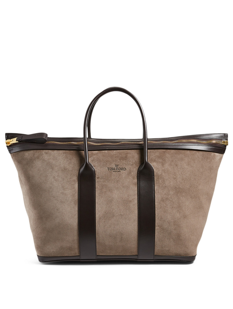 TOM FORD Buckley Suede And Leather Tote Bag | Holt Renfrew Canada